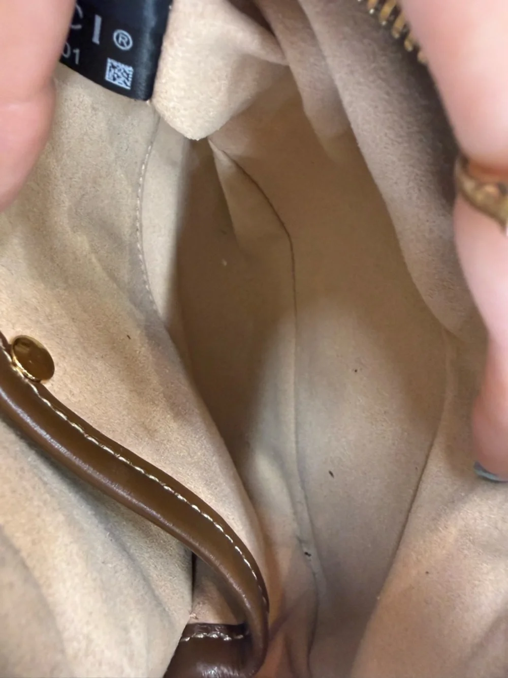 Gucci Beige GG Canvas and Brown Leather Men’s Toiletry Bag